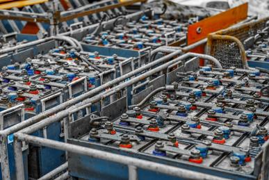 Stock de batteries