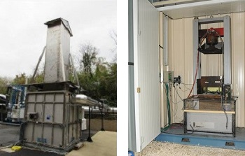 Tour de chute & presse à écrasement