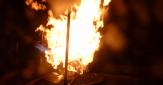 test incendie sur batterie
