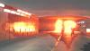Essais d'incendie dans un tunnel