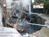 Effondrement localisé sous maison