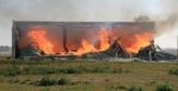 Entrepôt en feu